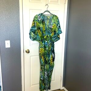 Xl tropical maxi kimono dress by cupshe. Never worn new with tags.